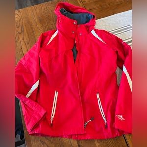 Columbia lined windbreaker coat womens